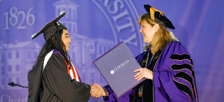 Graduation 2018 with President Davis